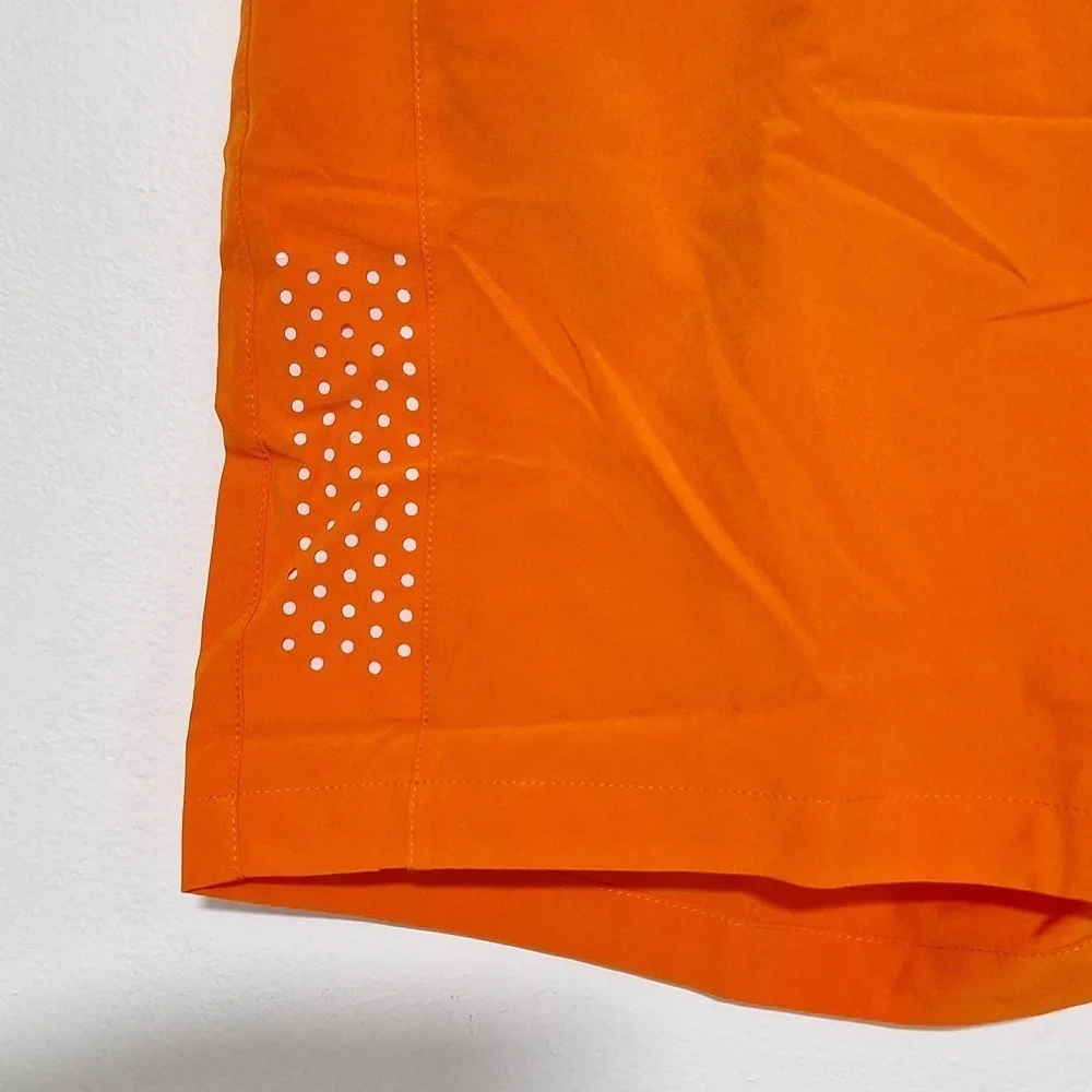Pudolla Shorts Athletic Workout Running  Orange